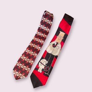 Dilbert mens silk ties